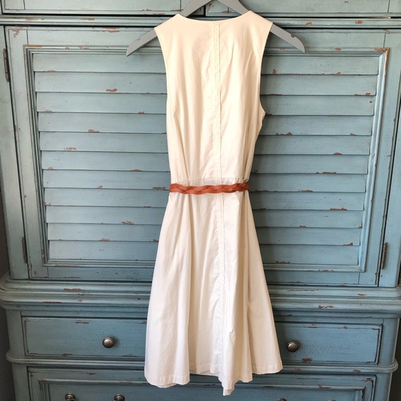 THEORY Aline zip front leather braid belt - Picture 5 of 12